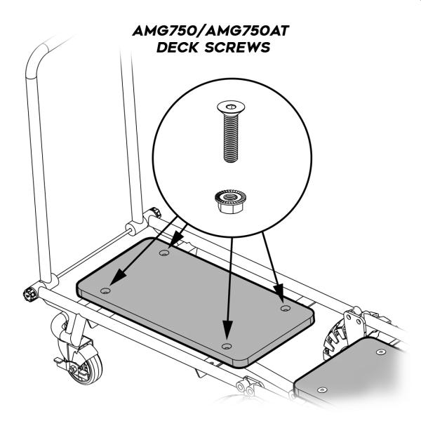 Krane AMG750 Schraube/Mutter für Teppich-Deck