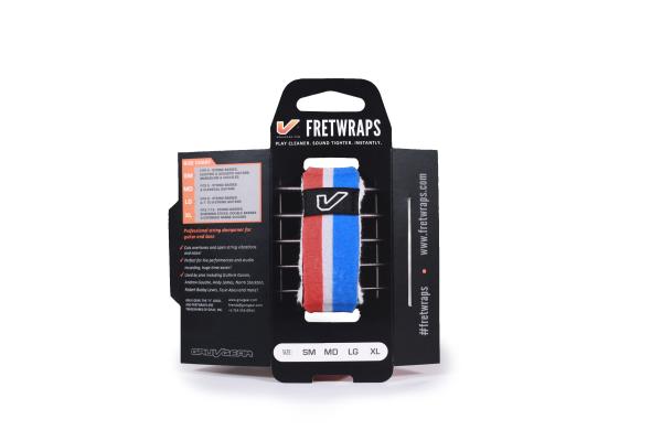 GruvGear FretWrap World Flags RWBL