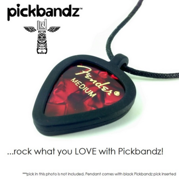 Pickbandz pickholder necklace - Epic Black